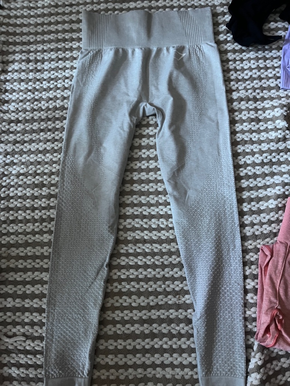 Gymshark Light Gray Seamless High-Waist Leggings